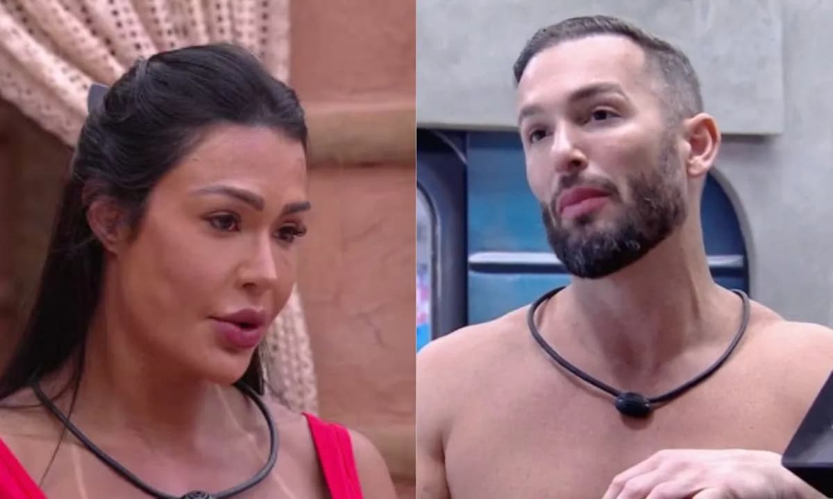 BBB25: &#8220;A postura dele aqui não tá maneira&#8221;, dispara Gracyanne Barbosa sobre brother