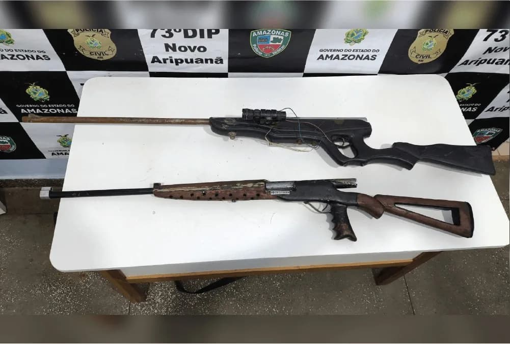 Fabricante de armas é preso em Novo Aripuanã