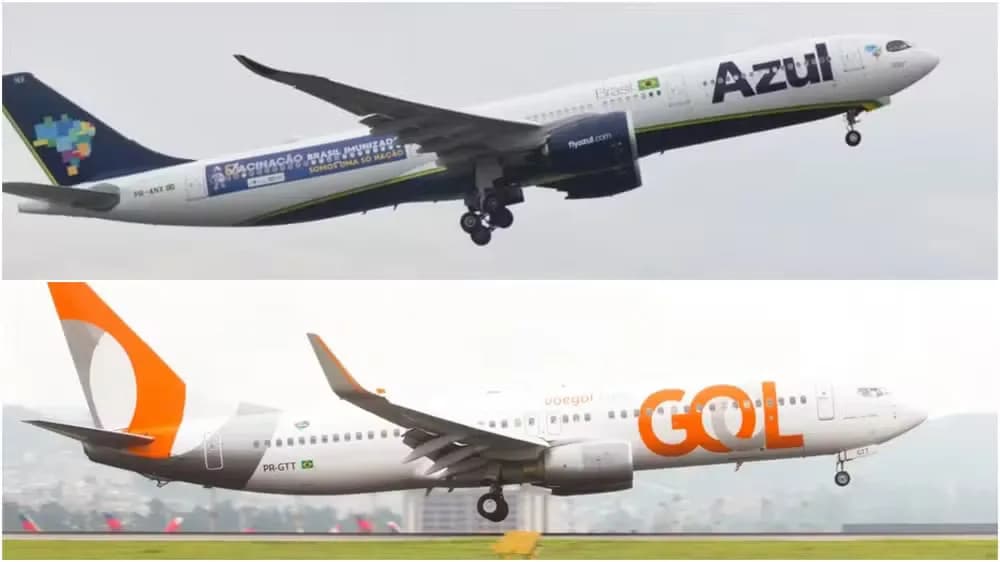 Fusão da Azul e da Gol: Companhias aéreas assinam acordo para negociações