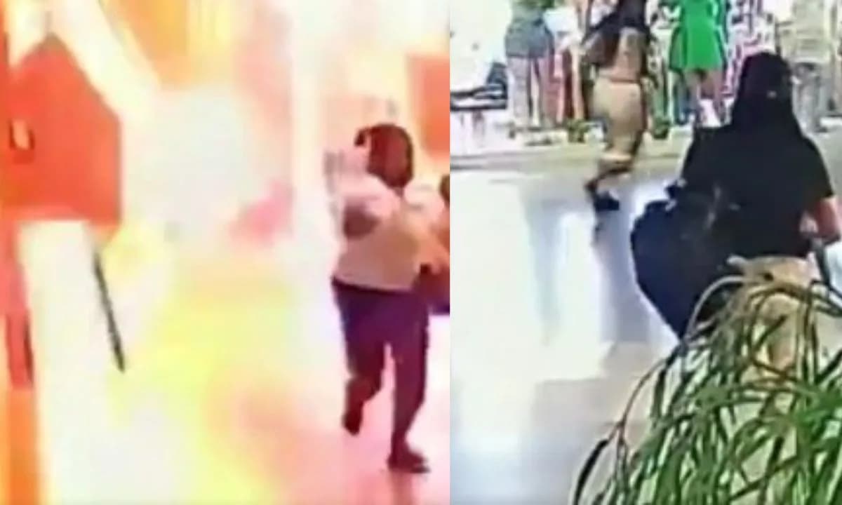 VÍDEO: Mulher incendeia loja de roupas em shopping no Rio de Janeiro