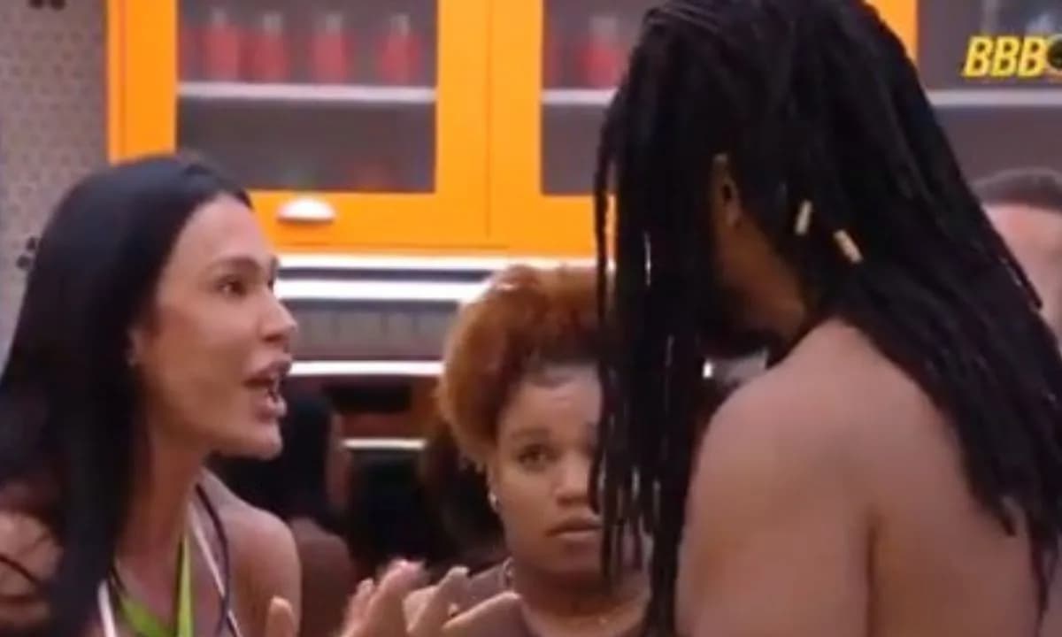 BBB25: &#8220;Um homem de m3rda para mim”, disparou Gracyanne em discussão com Diego