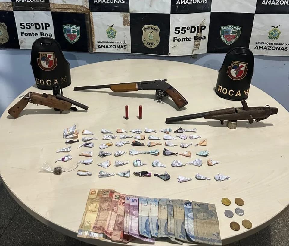 Em menos de 48 horas, operação prende 5 homens com armas e drogas