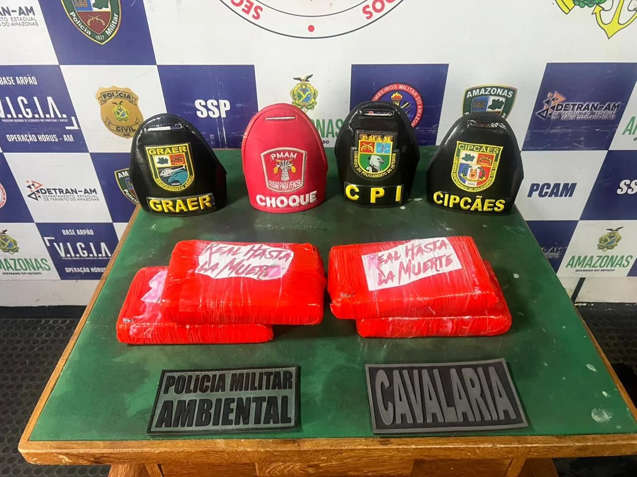 Fim de semana no Amazonas: 25 pessoas são presas, a maioria por tráfico de drogas
