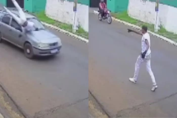 VÍDEO: Homem é atropelado em cena impressionante e sai andando logo após batida, no interior de SP