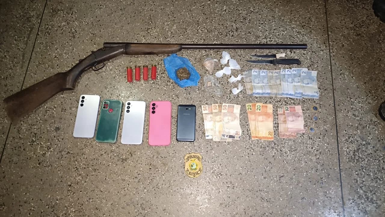 Polícia prende trio por roubo a posto de combustível em Uarini 