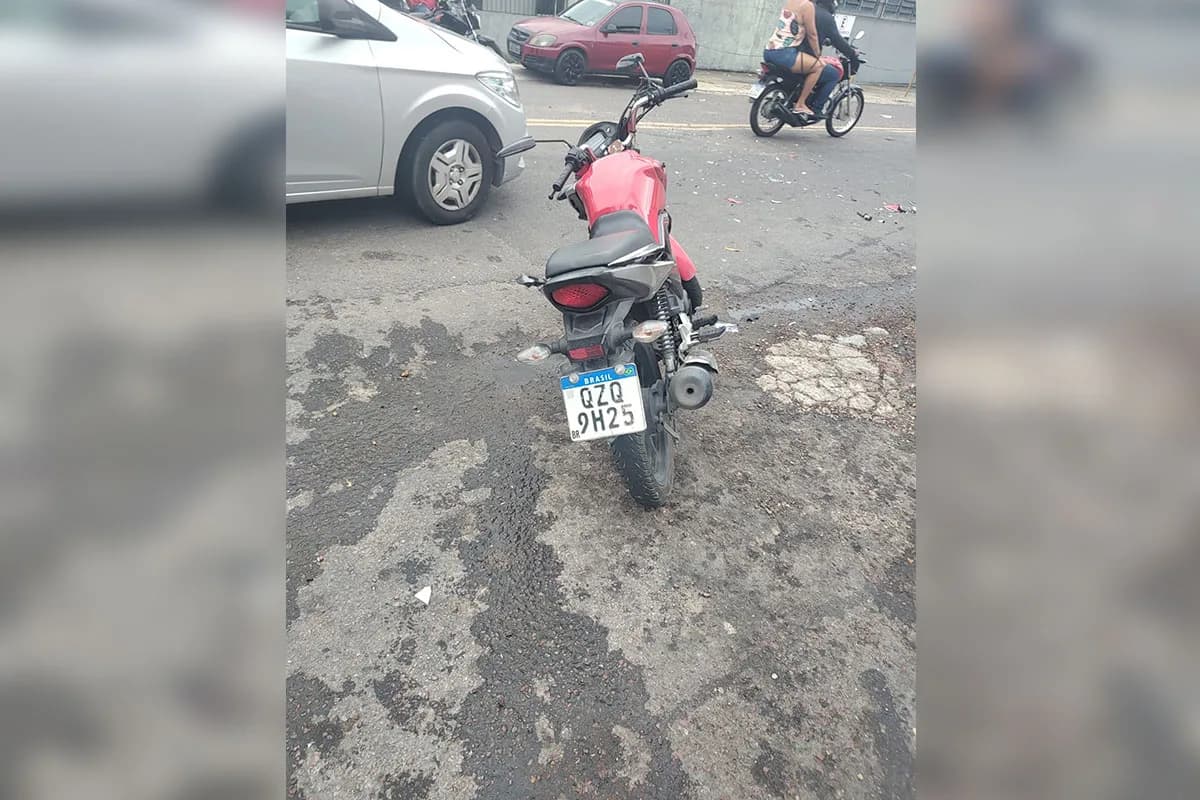 Motociclista com sinais de embriaguez é preso após acidente em Manaus