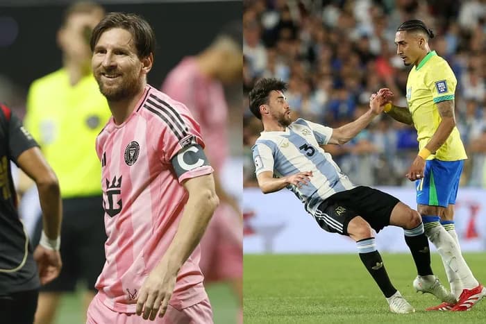 Após derrota do Brasil para a Argentina, Messi manda indireta para Raphinha: &#8220;Sempre falando com o futebol&#8221;