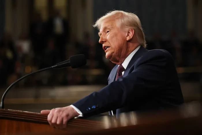 Trump faz discurso no Congresso americano e cita o Brasil: &#8220;Cobra taxas altas&#8221;