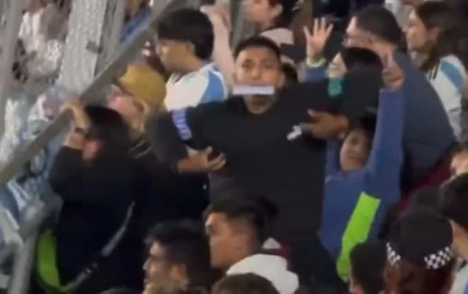 VÍDEO: Argentino imita macaco para brasileiro e é acusado de racismo durante partida em Buenos Aires