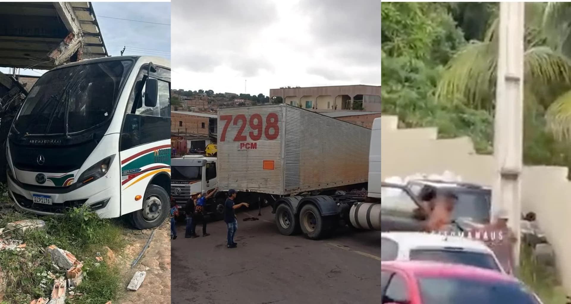 LADEIRA DA MORTE: terceiro acidente em menos de uma semana na mesma ladeira na zona Leste de Manaus