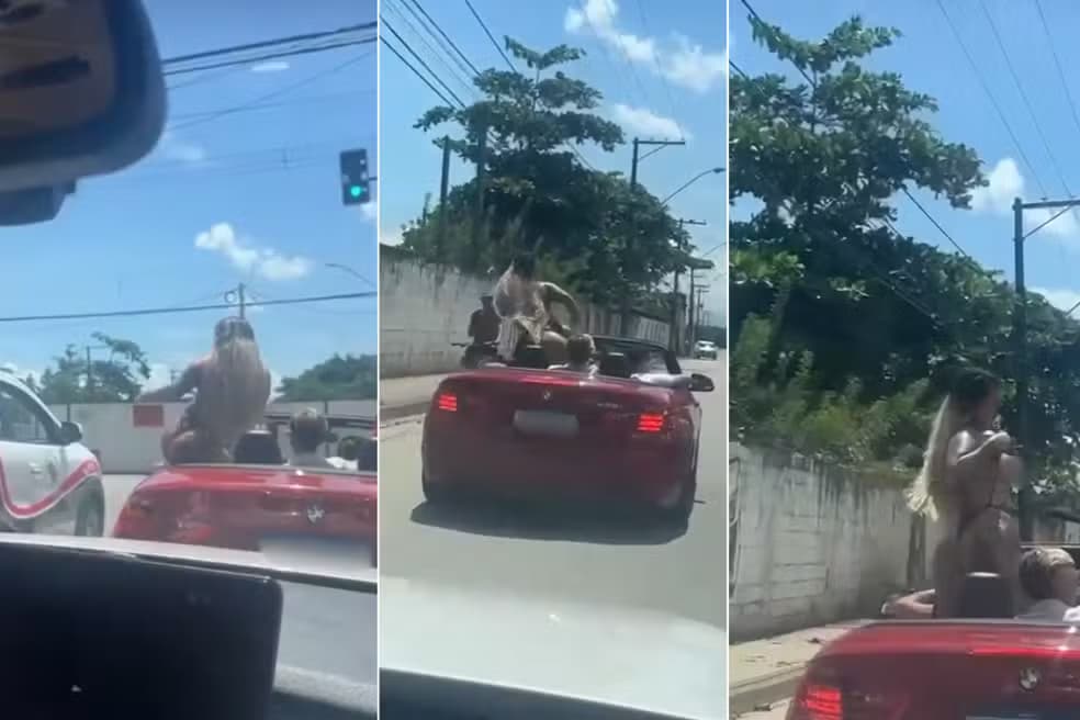 VÍDEO: Mulher mostra peitos e rebola para viatura da polícia em São Paulo