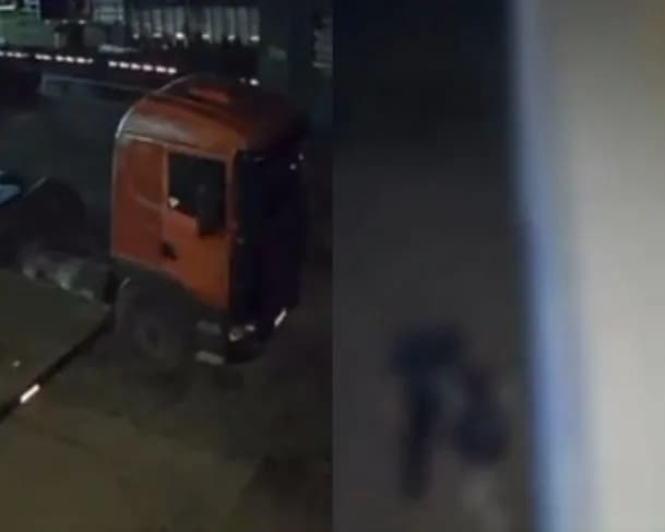 Câmera de segurança flagra momento em que mulher é estuprada em posto de gasolina no Paraná