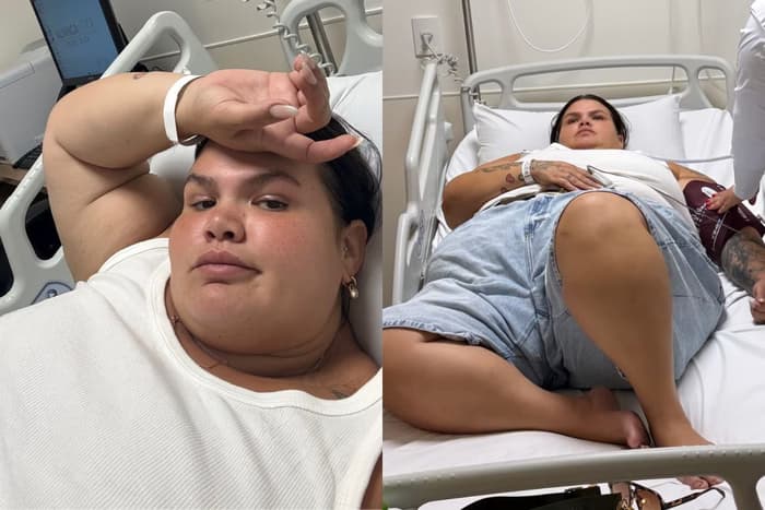 Bailarina Thais Carla é hospitalizada após dores: &#8220;Muito forte&#8221;
