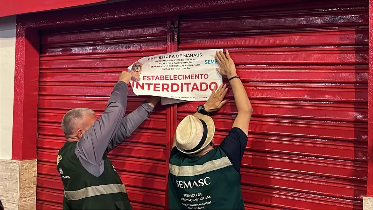 CIF fiscaliza bares e adegas por irregularidades na zona Leste de Manaus
