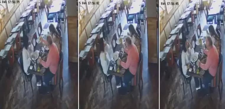 Casal coloca vidro na comida para aplicar golpe e fugir da conta em restaurante