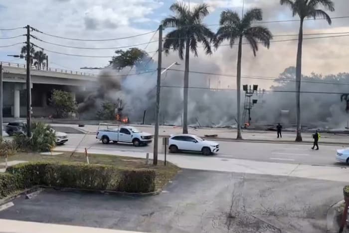 VÍDEO: Avião de pequeno porte cai na Flórida e mata 3 pessoas