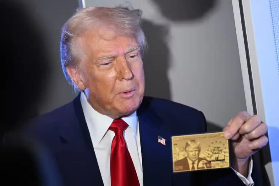 Trump apresenta o &#8220;gold card&#8221;, que dá cidadania americana e custa 5 milhões de dólares