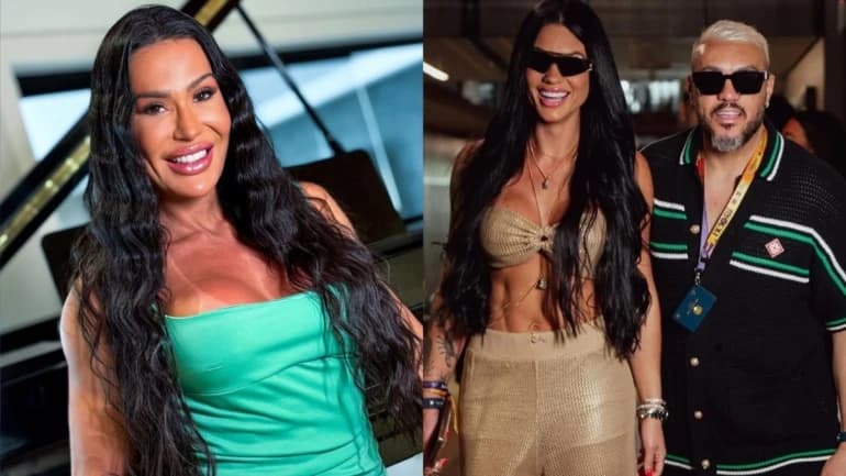 Gracyanne Barbosa curte publicação que acusa atual de Belo de ser ex-presidiária; veja