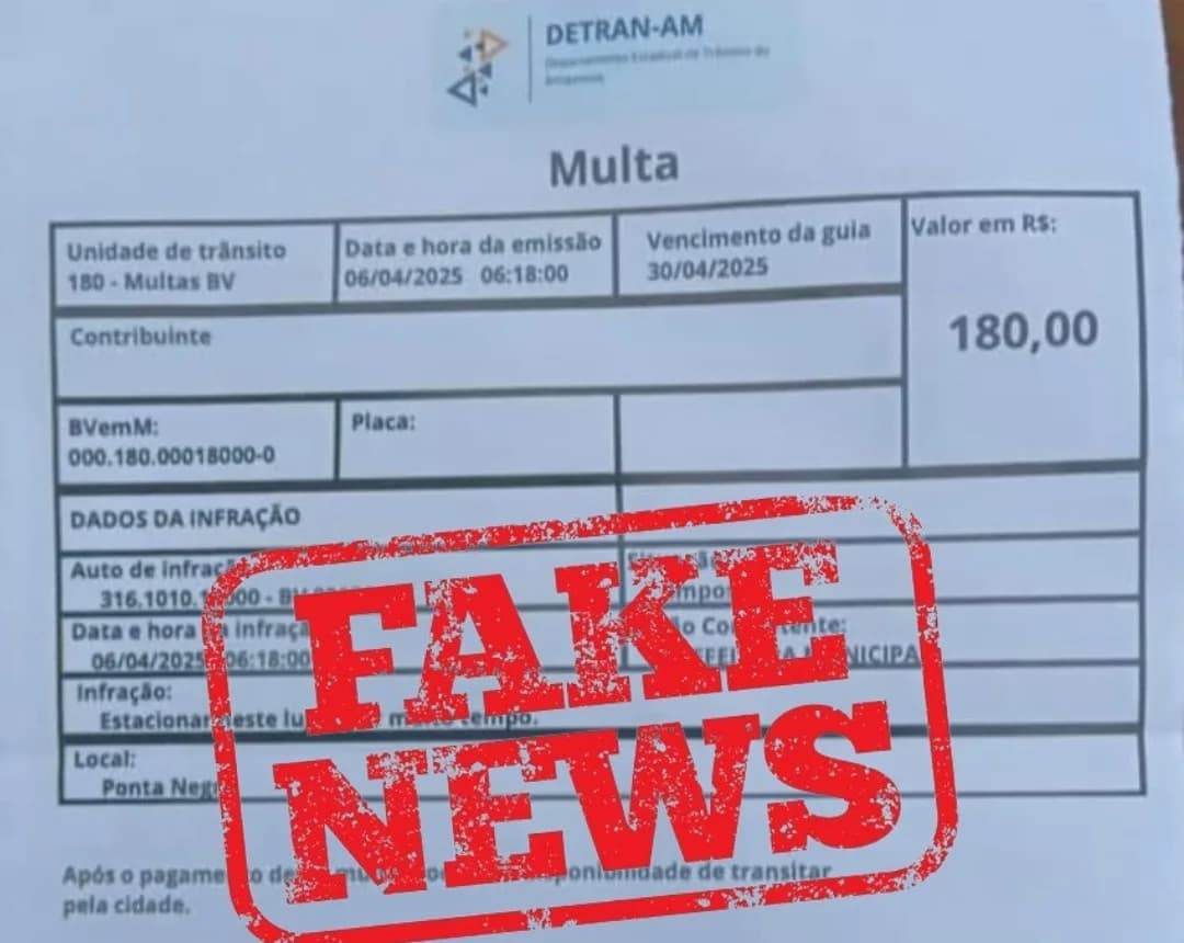 Empresa é denunciada após &#8216;distribuir&#8217; multas falsas a motoristas de Manaus; entenda