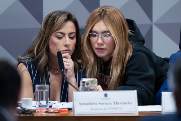 Soraya Thronicke deixa de seguir Virginia no Instagram após &#8220;deboche&#8221; da CPI das Bets com música do &#8220;tigrinho&#8221;