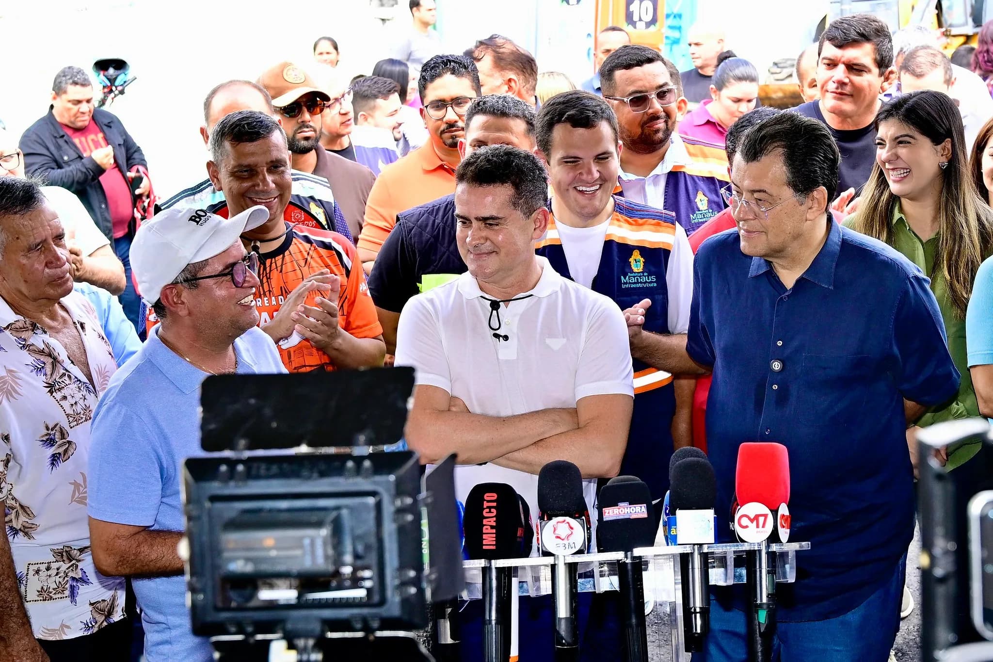 David Almeida agradece emendas de Eduardo Braga e vereadores de Manaus