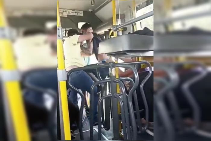 VÍDEO: Homens brigam por assento de ônibus e interrompem viagem de passageiros no Distrito Federal