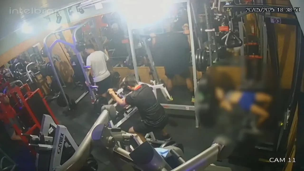 VÍDEO: Jovem sofre mal súbito e morre durante treino em academia no Rio