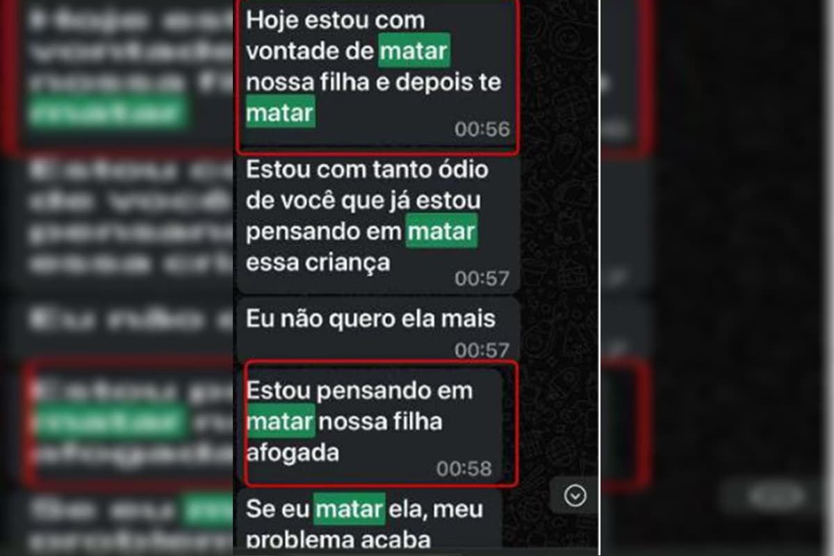 Mãe tortura bebê de 1 ano para voltar com o ex em GO: &#8220;Vontade de matar nossa filha&#8221;
