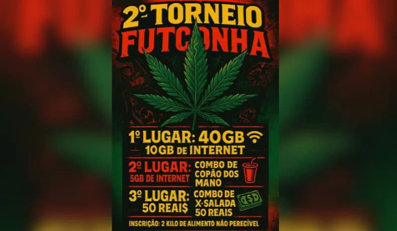 Campeonato ‘Futconha’ oferecia drogas como prêmio em Manaus; polícia impediu evento