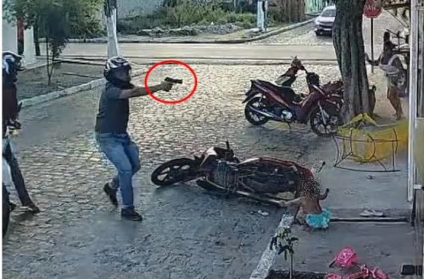 VÍDEO: Bebê de 1 ano fica no meio de tiroteio e sobrevive na Paraíba; pai foi baleado