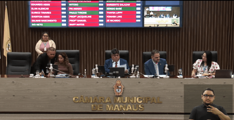 Vereadores de Manaus discutem sobre concurso público da casa legislativa por 20 minutos