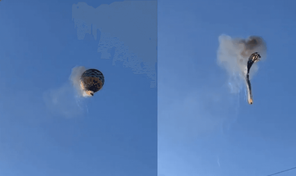 Queda de balão em SC: Fogo teria começado no cesto e piloto mandou pessoas pularem; 8 morreram