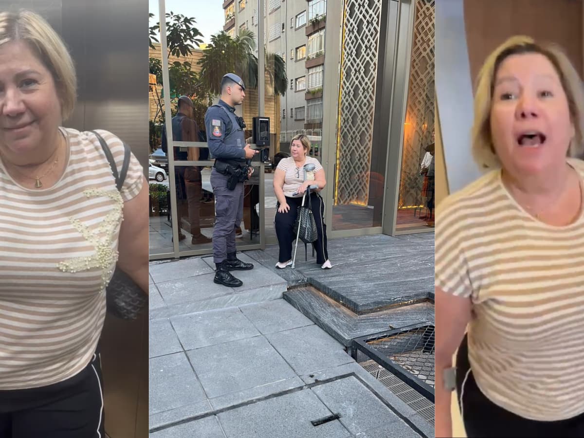 VÍDEO: Jornalista presa por homofobia volta a ofender homem após ser solta: &#8220;Boiola depilada&#8221;