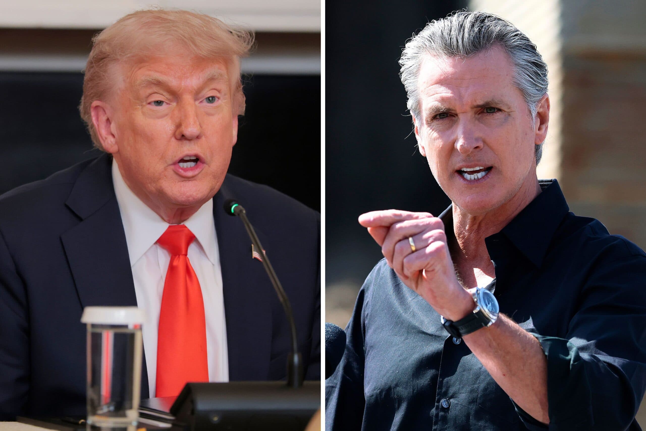 Trump sugere prender governador da Califórnia, que reage: &#8220;Autoritário&#8221;