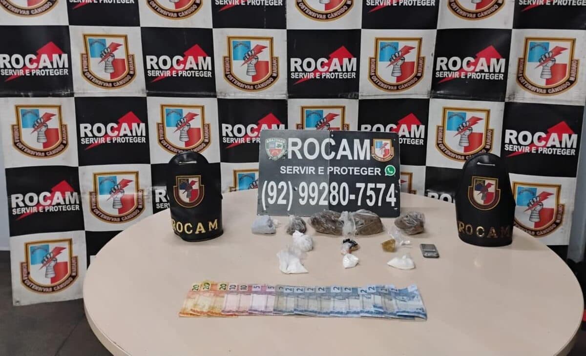 Suspeito de tráfico é preso com drogas e dinheiro em operação no Novo Aleixo