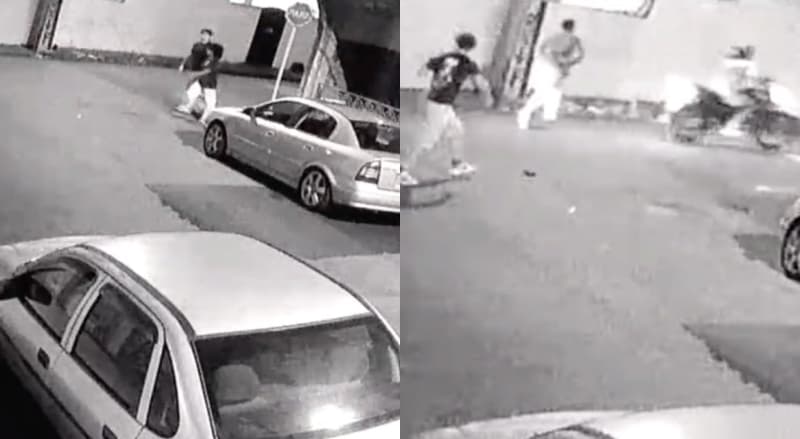 VÍDEO: Jovem reage a assalto e agride criminosos com socos e capacetadas em Manaus