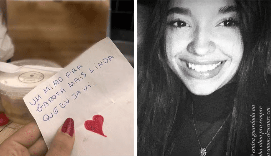 Adolescente morre após comer bolo de pote com recado: &#8220;Um mimo para a mais linda&#8221;