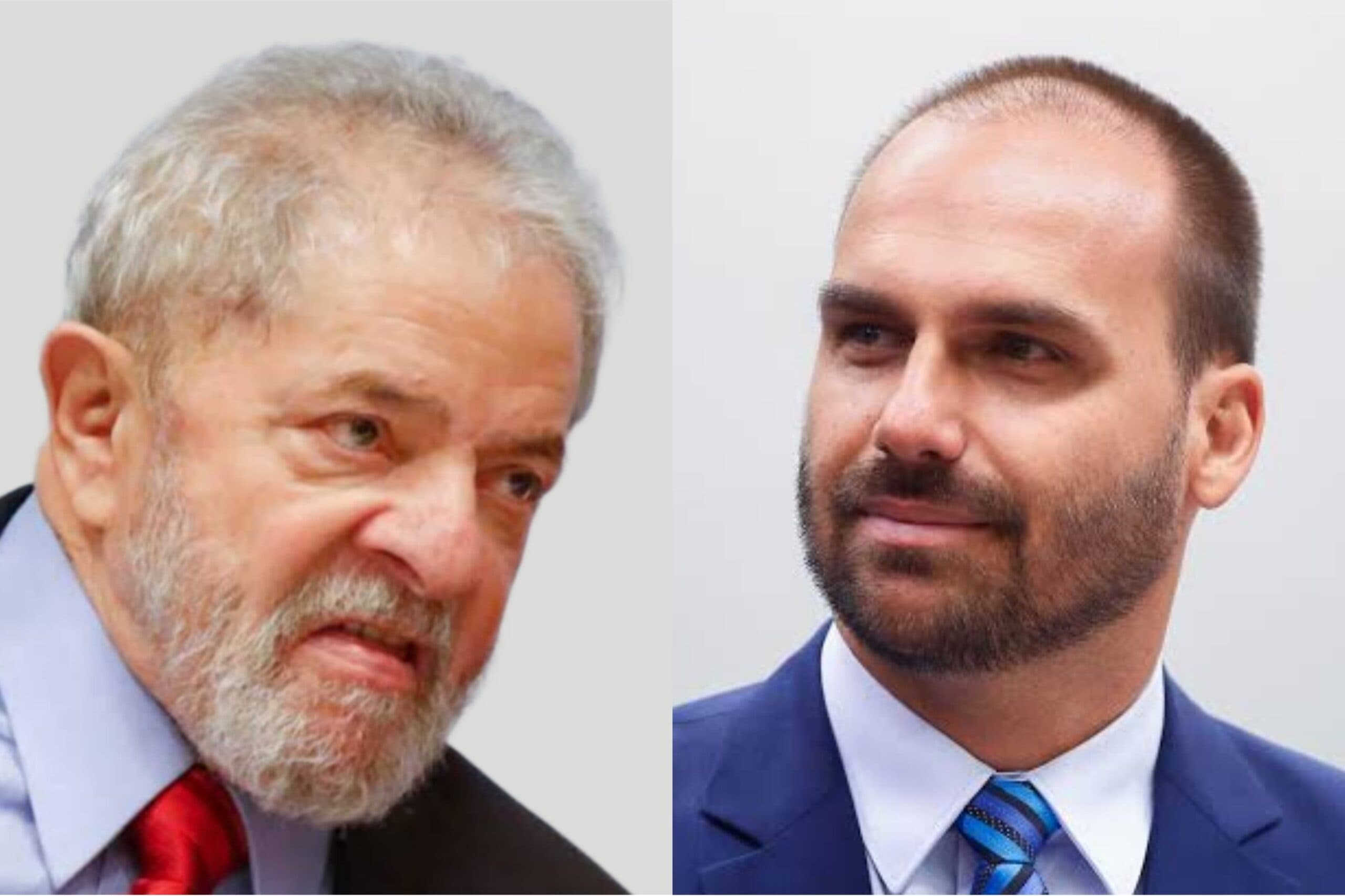 Lula debocha de Eduardo Bolsonaro e dispara: &#8220;O pai dele é um covarde, que tentou dar golpe e correu&#8221;