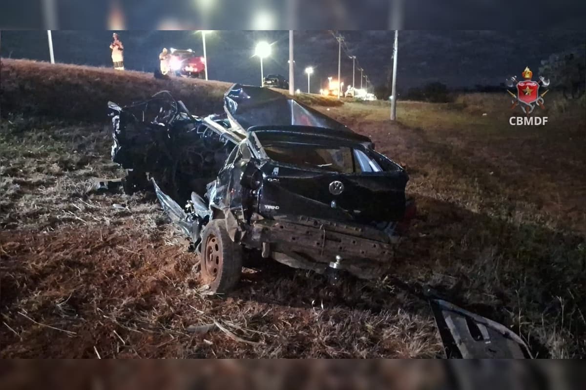Jovem de 25 anos morre em colisão com caminhão na BR-070, no Distrito Federal