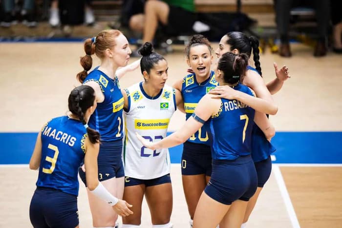 Brasil bate Bulgária na Liga das Nações feminina de vôlei e garante vaga na fase final