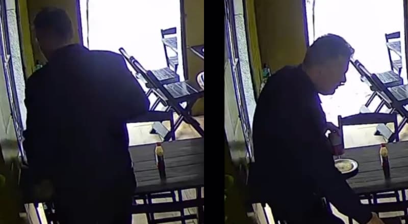 VÍDEO: Homem é filmado furtando celular de cliente em restaurante de Manaus