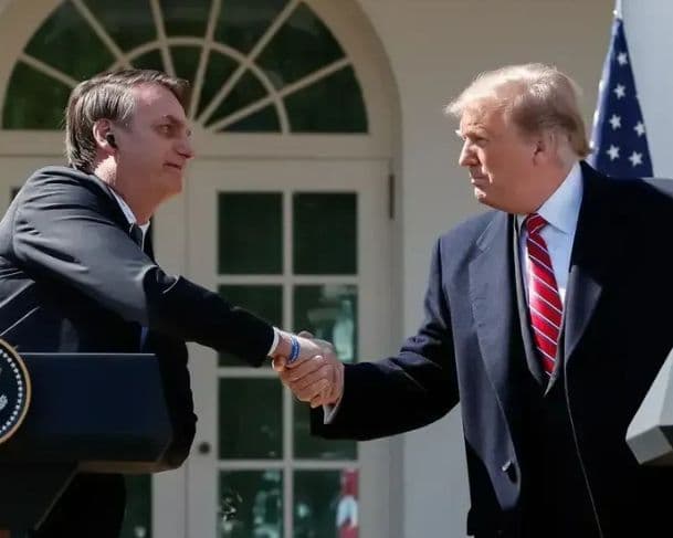 Bolsonaro agradece carta de Trump e diz ser alvo de tentativa de exclusão política