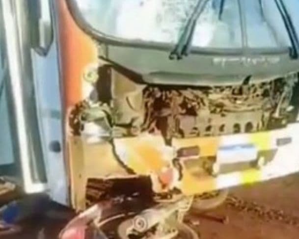 Imagens fortes: criança de 11 morre após colisão brutal com ônibus no Pará