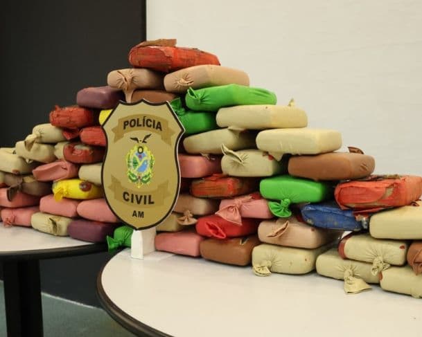 Homem é preso com 65 quilos de skunk avaliados em R$ 1,3 milhão em Manaus