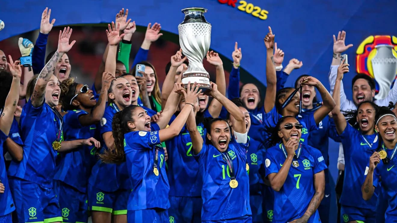 Brasil vence Colômbia nos pênaltis e conquista a Copa América Feminina pela 9ª vez; veja os detalhes do jogo
